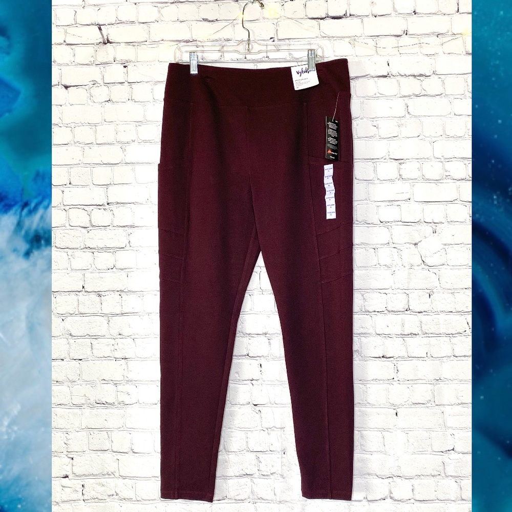 Junior’s Vylette Maroon/Wine Jeggings NWT XL